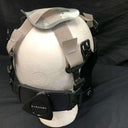 Bad ass hardhat with  hydro dipped flag design 