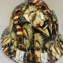 Full Brim Hard Hat Hydro Dipped NATION DIVIDED
