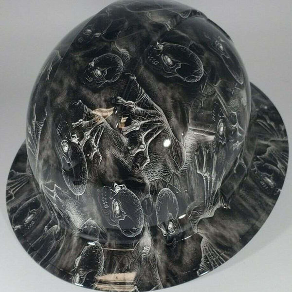 Full Brim Hard Hat Hydro Dipped BOOGEYMAN