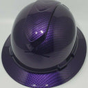 Full Brim Hard Hat Hydro Dipped PURPLE CANDY CARBON FIBER