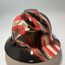 Full Brim Hard Hat Hydro Dipped SKYLINE AMERICAN FLAG