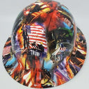 Full Brim Hard Hat Hydro Dipped TRUMP MAKE AMERICA GREAT AGAIN