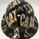 Full Brim Hard Hat Hydro Dipped CAT