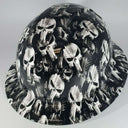 Full Brim Hard Hat Hydro Dipped PUNISHER SKULLS