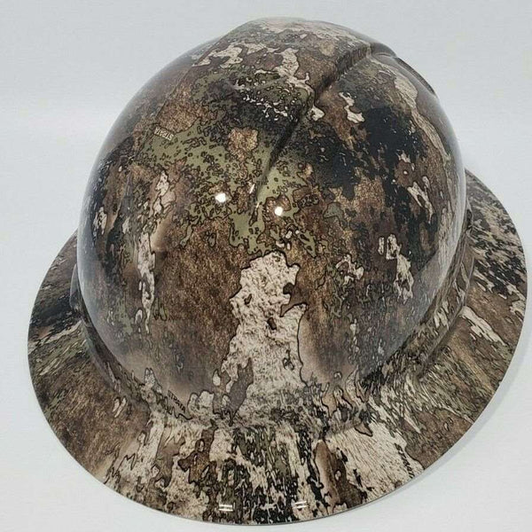 Full Brim Hard Hat Hydro Dipped TRUE TIMBER STRATA