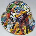 Full Brim Hard Hat Hydro Dipped BATMAN COMICS