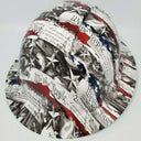 Full Brim Hard Hat Hydro Dipped WE THE PEOPLE