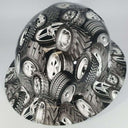 Full Brim Hard Hat Hydro Dipped TIRES
