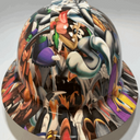 Full Brim Hard Hat Hydro Dipped LOONEY TUNES