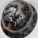Full Brim Hard Hat Custom Hydro Dipped DENVER BRONCOS