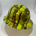 Full Brim Hard Hat Hydro Dipped Safety Green WE THE PEOPLE
