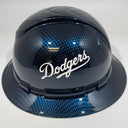 Full Brim Hard Hat Hydro Dipped Candy Blue Carbon LA Dodgers