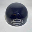 Baseball Cap Style Motorcycle Helmet Midnight Blue Bar & Shield