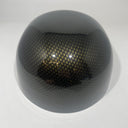 Baseball Cap Style Motorcycle Helmet Gold Carbon Fiber