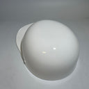 Baseball Cap Style Motorcycle Helmet Arctic White