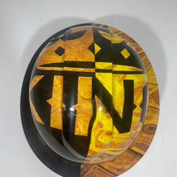 Full Brim Hard Hat Hydro Dipped KING