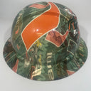 Full Brim Hard Hat Hydro Dipped Miami Hurricanes