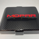 Custom Hydro Dipped Carbon Fiber Red MOPAR Fuse Box Lid Cover Charger/Challenger 2015+ Chrysler 2011+