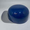 Baseball Cap Style Motorcycle Helmet Bright Billiard Blue Billiard Grey Bill Bar and Shield