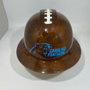 Full Brim Hard Hat Hydro Dipped Panthers Football