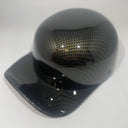 Baseball Cap Style Motorcycle Helmet Gold Carbon Fiber