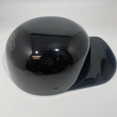 Baseball Cap Style Motorcycle Helmet Gloss Black Bar & Shield