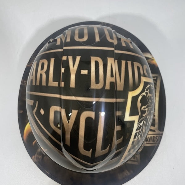 Full Brim Hard Hat Hydro Dipped Harley 1