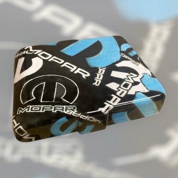 Custom Hydro Dipped Blue Mopar Fuse Box Lid Cover Charger/Challenger 2015+ Chrysler 2011+