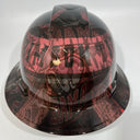 Full Brim Hard Hat Hydro Dipped ALABAMA CRIMSON TIDE BAMA ABSTRACT