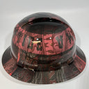 Full Brim Hard Hat Hydro Dipped ALABAMA CRIMSON TIDE BAMA ABSTRACT