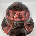 Full Brim Hard Hat Hydro Dipped ALABAMA CRIMSON TIDE BAMA ABSTRACT