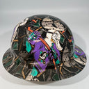 Full Brim Hard Hat Hydro Dipped ANAHEIM MIGHTY DUCKS