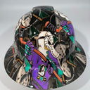 Full Brim Hard Hat Hydro Dipped ANAHEIM MIGHTY DUCKS