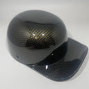 Baseball Cap Style Motorcycle Helmet Gold Carbon Fiber