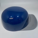 Baseball Cap Style Motorcycle Helmet Bright Billiard Blue Billiard Grey Bill Bar and Shield