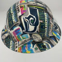 Full Brim Hard Hat Hydro Dipped Seahawks Super Bowl Champions