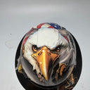 Full Brim Hard Hat Hydro Dipped BAD ASS AMERICAN FLAG EAGLE