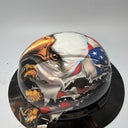 Full Brim Hard Hat Hydro Dipped BAD ASS AMERICAN FLAG EAGLE