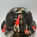 Full Brim Hard Hat Hydro Dipped BAD ASS MEXICAN AMERICAN