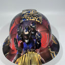 Full Brim Hard Hat Custom Hydro Dipped BALTIMORE RAVENS AFC NORTH CHAMPS