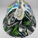 Full Brim Hard Hat Hydro Dipped Seahawks Super Bowl 60