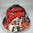 Full Brim Hard Hat Hydro Dipped BIG RED MACHINE CINCINNATI