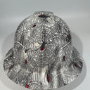 Full Brim Hard Hat Custom Hydro Dipped Black Widow Spider