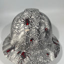 Full Brim Hard Hat Custom Hydro Dipped Black Widow Spider