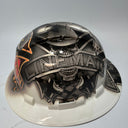 Full Brim Hard Hat Hydro Dipped BAD ASS LINEMAN