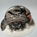 Full Brim Hard Hat Hydro Dipped BAD ASS LINEMAN
