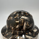 Full Brim Hard Hat Hydro Dipped BAD ASS