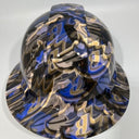 Full Brim Hard Hat Custom Hydro Dipped BALTIMORE RAVENS Camo