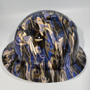 Full Brim Hard Hat Custom Hydro Dipped BALTIMORE RAVENS Camo