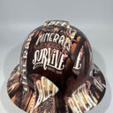 Full Brim Hard Hat Custom Hydro Dipped Beer Contains